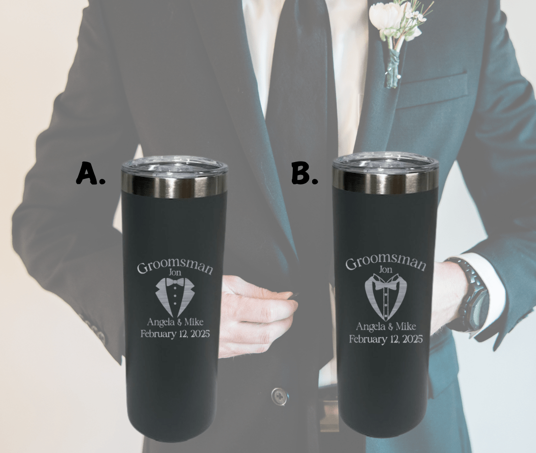 Wedding Groomsmen Tumbler - Image 1
