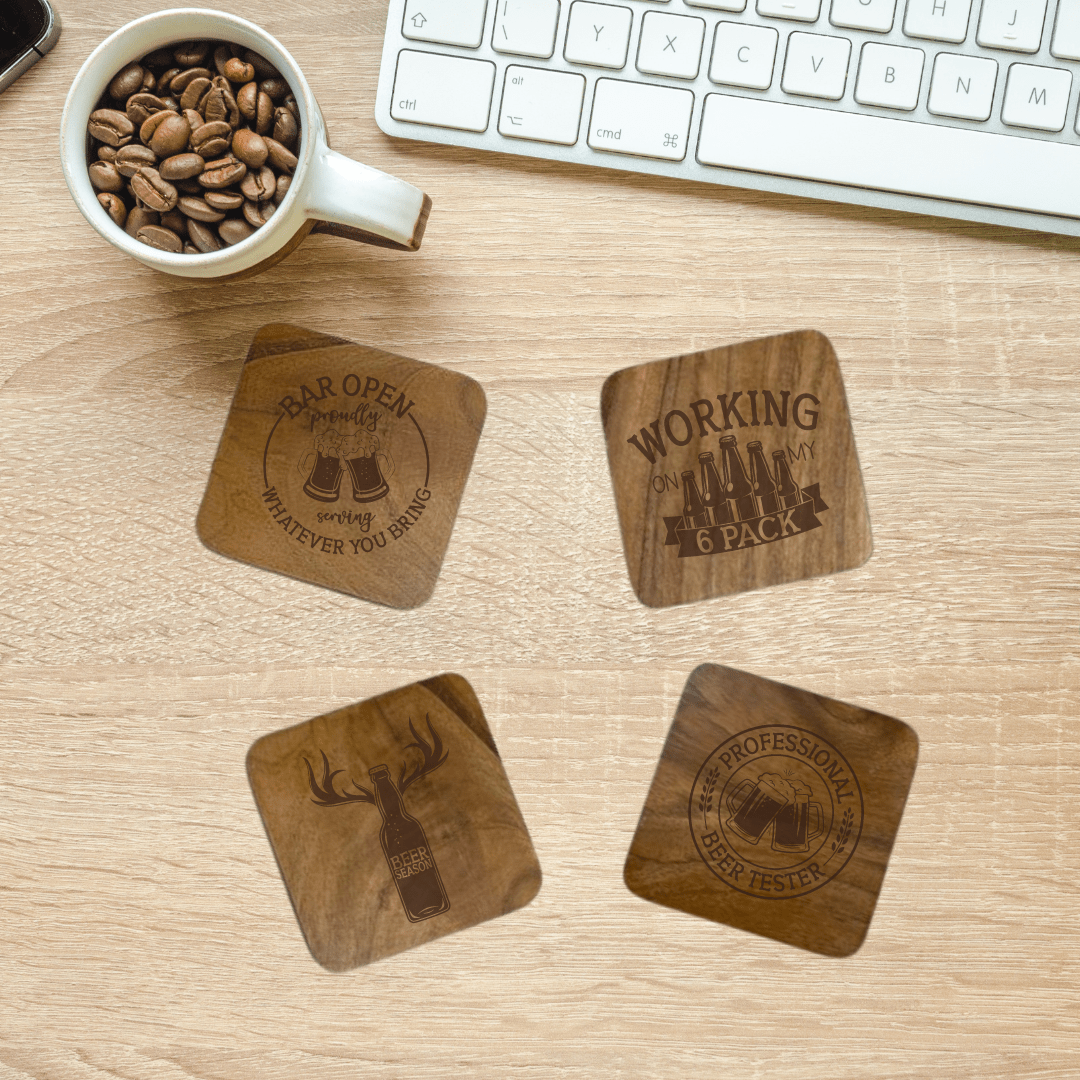 Standard Acacia Coaster - Image 1