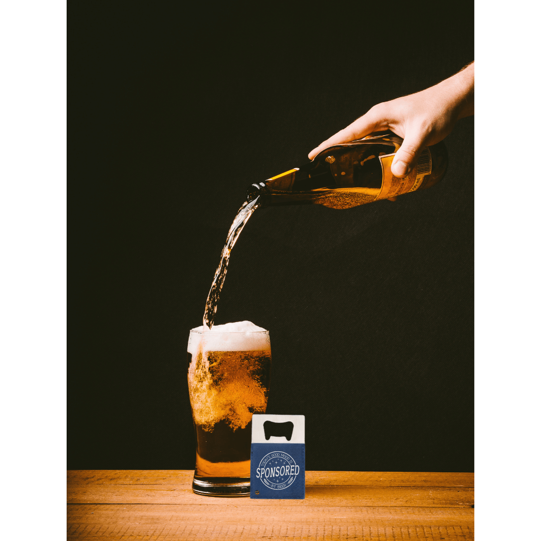 Standard Leather Handle Wallet Bottle Opener - Image 2