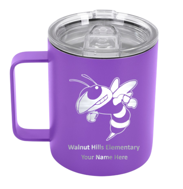 12OZ COFFEE, PURPLE, Yellow Jacket