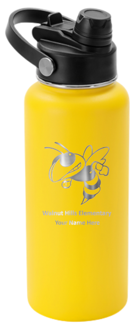 32OZ HYDRO , YELLOW, Yellow Jacket