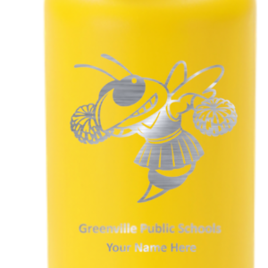 32oz Hyro, yellow, cheerleader