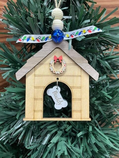 Dog House Ornament
