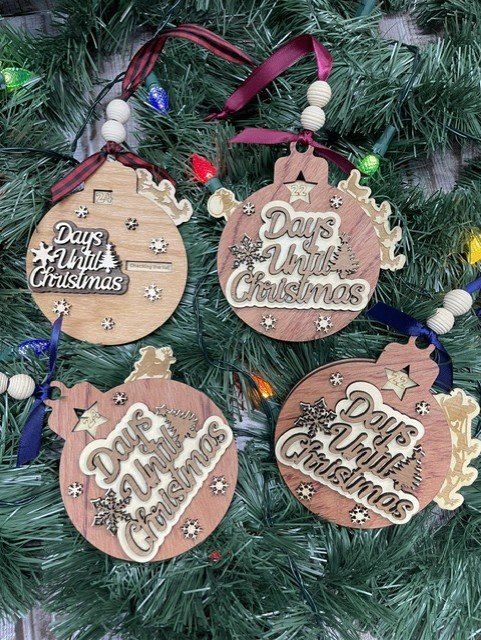 Days Until Christmas Baubles